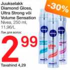 Juukselakk Diamand Gloss, Ultra Strong või Volume Sensation