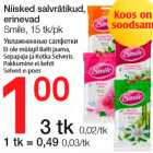 Niisked salvrätikud, erinevad