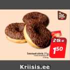 Магазин:Hüper Rimi, Rimi, Mini Rimi,Скидка:Шоколадный пончик, 77 г
