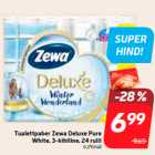 Allahindlus - Tualettpaber Zewa Deluxe Pure
White, 3-kihiline, 24 rulli