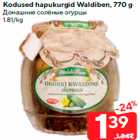 Allahindlus - Kodused hapukurgid Waldiben, 770 g
