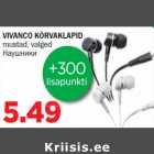 VIVANCO KÕRVAKLAPID mustad, valged