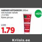 Allahindlus - GARNIER KÄTEKREEM 100ml eriti kuivale nahale