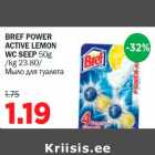 BREF POWER ACTIVE LEMON WC SEEP 50g