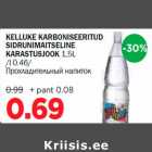 Allahindlus - KELLUKE KARBONISEERITUD SIDRUNIMAITSELINE
KARASTUSJOOK 1,5L
