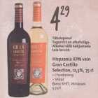 Hispaania KPN vein Grаn Castillo Selection, 12,5%,75сl . Chardonnay . Shiraz 