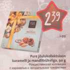 Pure jõulukollektsioon karamelli ja mandlitrühvliga, 90 g 