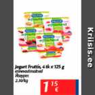 Jogurt Fruttis, 4 tk x 125 g