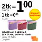 Salvrätikud, 1-kihilised