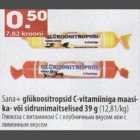 Allahindlus - Sana+ glükoositropsid C-vitamiiniga 