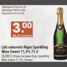 Allahindlus - Läti vahuvein Rigas Sparkling Wine Sweet