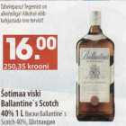Allahindlus - Šotimaa viski Ballantine