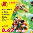 Brokkoli trio ja Hiina praesegu Daucy