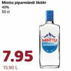 Minttu piparmündi liköör
40%
50 cl