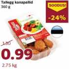 Allahindlus - Tallegg kanapallid
360 g