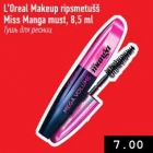 Allahindlus - L`Oreal Makeup ripsmetušš Miss Manga must, 8,5 ml