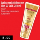 Allahindlus - Eveline tselluliidiseerum Slim 4D Gold, 250 ml