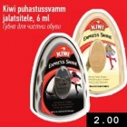 Kiwi puhastussvamm jalatsitele, 6 ml