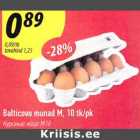 Магазин:Selver,Скидка:Куриные яйца М10