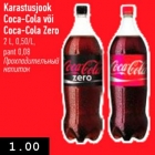 Allahindlus - Karastusjook Coca-Cola või Coca-Cola Zero 2 L