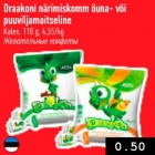 Allahindlus - Drakoni närimiskomm õuna- või puuviljamaitseline