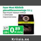 Fazer Must Näkileib
päevalilleseemnetega 150 g