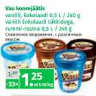 Магазин:Maksimarket, Konsum, AjaO,Скидка:Сливочное мороженое, с различным
вкусом