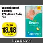 Allahindlus - Laste mähkmed Pampers VPP (4) maxi 7-14 kg 58 tk
