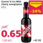 Allahindlus - Starter X-tra Wild
Cherry energiajook
0,5 L