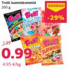 Allahindlus - Trolli kummikommid
200 g