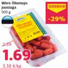 Wõro Õllemops
juustuga
500 g