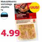 Maks&Moorits
vürtsidega
ahjuliha
kg