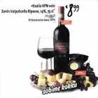 .Itaalia KPN vein
Zоnin Valpolicella Ripasso, l4%, 75 cl*