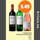Prantsusmaa KPN ja KGT vein B&G, 0,75 l