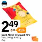 Juust Atleet Originaal 26%