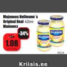 Allahindlus - Majonees Hellmann´s
Original Real 420ml 