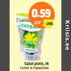 Salat potis, tk