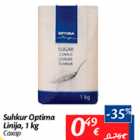 Allahindlus - Suhkur Optima Linija, 1 kg