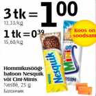 Allahindlus - Hommikusöögibatoon Nesquik vüi Cini-Minis