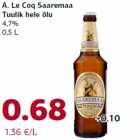 Allahindlus - A. Le Coq Saaremaa
Tuulik hele õlu