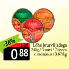 Allahindlus - Lõhe juurviljadega
