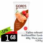Vaikse ookeani
merluusifilee Fjords
400g 