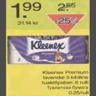 Allahindlus - Kleenex Premium lavendel tualettpaber