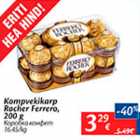 Kompvekikarp Rocher Ferrero, 200 g