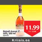 Alkohol - Brändi Ararat 3*