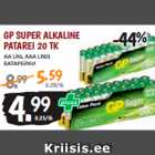 GP Super alkaline patarei 20 tk