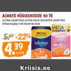 ALWAYS HÜGIEENISIDE 40 TK
