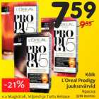 Kõik L´Oreal Prodigy juuksevärvid