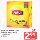 Allahindlus - Must tee Yellow Label, Lipton