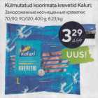 Külmutatud koorimata krevetid Kaluri